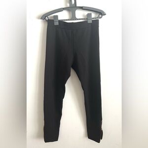 Chloe Kristyn Black Ankle Zip Legging Size XS